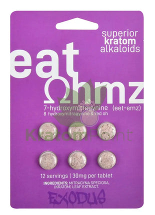 Eat Ohmz 7-Hydroxy + 8-Oh + Red-Oh 30Mg Tablets 6 Count Hydroxy