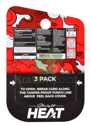 Eighties 7-Hydroxy Cherry Bomb 80mg Straight Heat Tablets 3 count Hydroxy