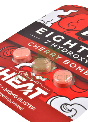 Eighties 7-Hydroxy Cherry Bomb 80mg Straight Heat Tablets 3 count Hydroxy