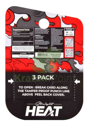 Eighties 7-Hydroxy Natural 80mg Straight Heat Tablets 3 count Hydroxy