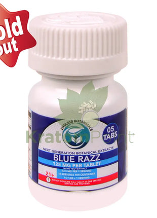Endless Botanicals Next Generation Botanical Extract Blue Razz 125mg 5ct kratom extract