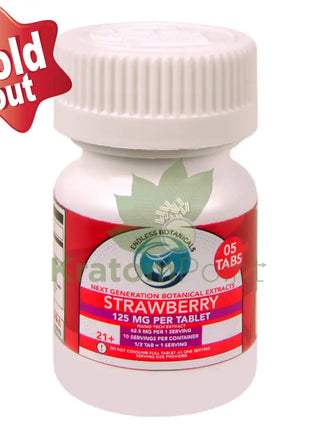 Endless Botanicals Next Generation Botanical Extract Strawberry 125mg 5ct kratom extract