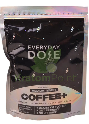 Everyday Dose Medium Roast Coffee + 9.5oz bag - Mushrooms