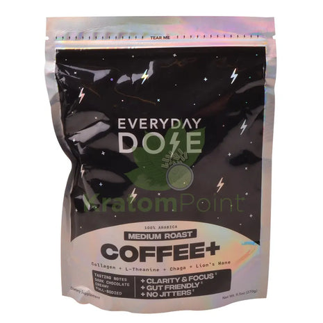 Everyday Dose Medium Roast Coffee + 9.5oz bag - Mushrooms
