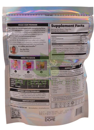 Everyday Dose Medium Roast Coffee + 9.5oz bag - Mushrooms