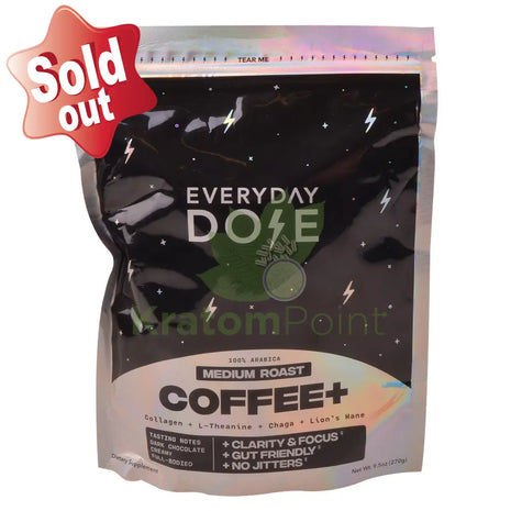 Everyday Dose Medium Roast Coffee + 9.5oz bag - Mushrooms