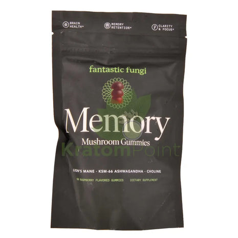 Fantastic Fungi Memory Mushroom Gummies Raspberry 60 count - Mushrooms