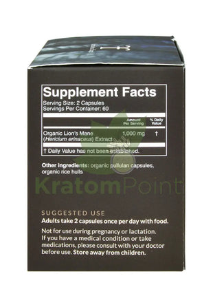 Fantastic Fungi Organic Lion’s Mane (Mind) Mushroom Capsules 120ct - Mushrooms