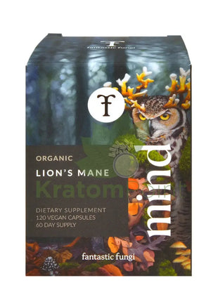 Fantastic Fungi Organic Lion’s Mane (Mind) Mushroom Capsules 120ct - Mushrooms