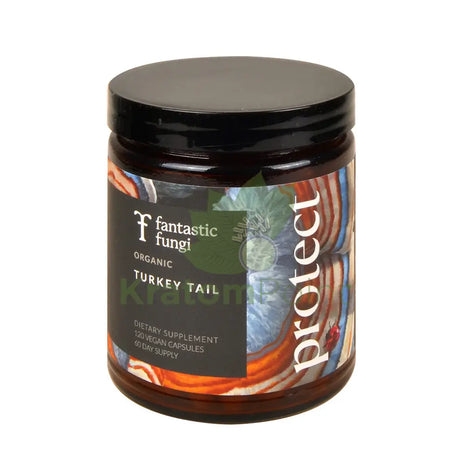 Fantastic Fungi Organic Turkey Tail (Protect) Mushroom Capsules 120ct - Mushrooms