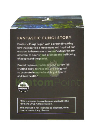 Fantastic Fungi Organic Turkey Tail (Protect) Mushroom Capsules 120ct - Mushrooms