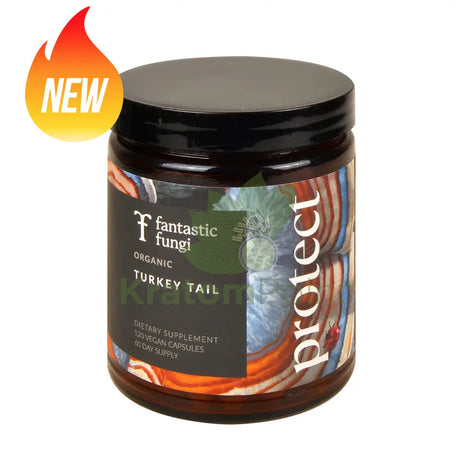 Fantastic Fungi Organic Turkey Tail (Protect) Mushroom Capsules 120ct - Mushrooms