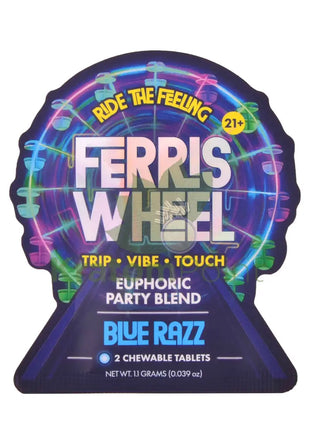Ferris Wheel Blue Razz Euphoric Party Blend Tablets 2 count - Nootropics