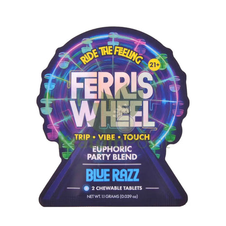 Ferris Wheel Blue Razz Euphoric Party Blend Tablets 2 count - Nootropics