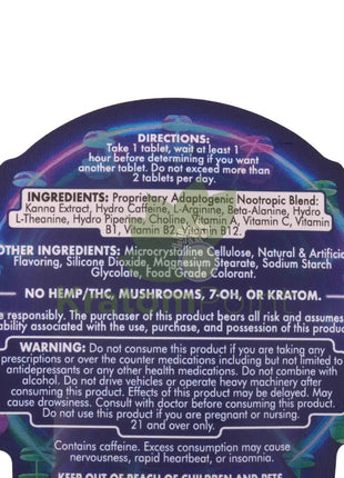 Ferris Wheel Blue Razz Euphoric Party Blend Tablets 2 count - Nootropics