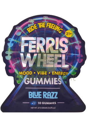 Ferris Wheel Blue Razz Kanna gummies 10ct - Nootropics