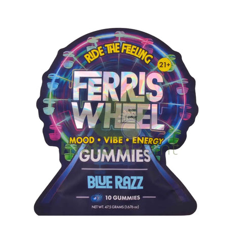 Ferris Wheel Blue Razz Kanna gummies 10ct - Nootropics