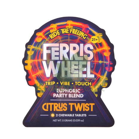 Ferris Wheel Citrus Twist Euphoric Party Blend Tablets 2 count - Nootropics