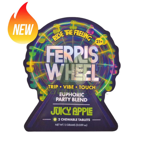 Ferris Wheel Juicy Apple Euphoric Party Blend Tablets 2 count - Nootropics