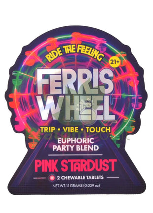 Ferris Wheel Pink Stardust Euphoric Party Blend Tablets 2 count - Nootropics