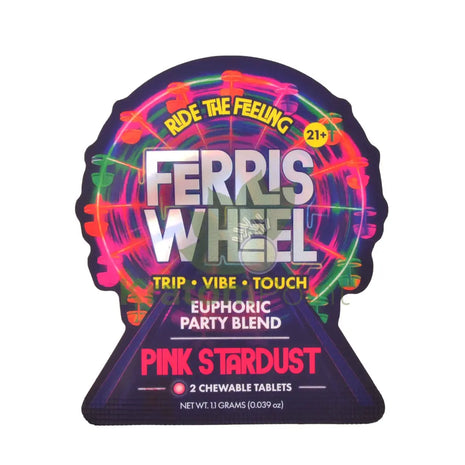 Ferris Wheel Pink Stardust Euphoric Party Blend Tablets 2 count - Nootropics
