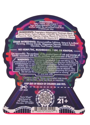 Ferris Wheel Pink Stardust Euphoric Party Blend Tablets 2 count - Nootropics