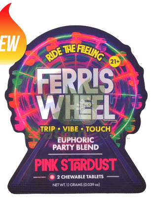 Ferris Wheel Pink Stardust Euphoric Party Blend Tablets 2 count - Nootropics