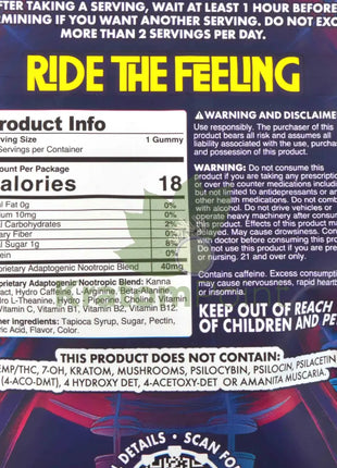 Ferris Wheel Strawberry Kanna gummies 10ct - Nootropics