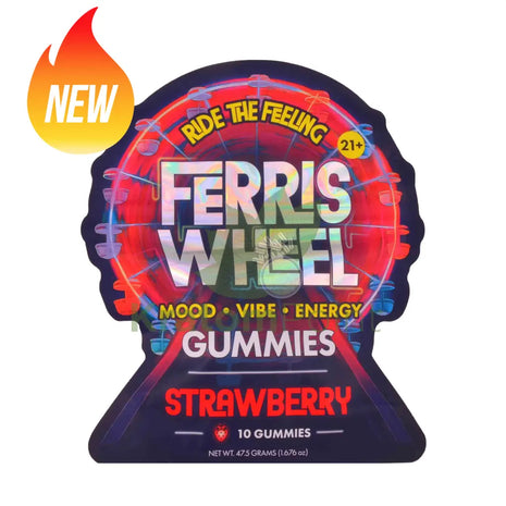 Ferris Wheel Strawberry Kanna gummies 10ct - Nootropics