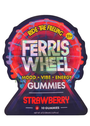 Ferris Wheel Strawberry Kanna gummies 10ct - Nootropics
