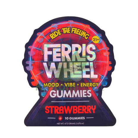 Ferris Wheel Strawberry Kanna gummies 10ct - Nootropics