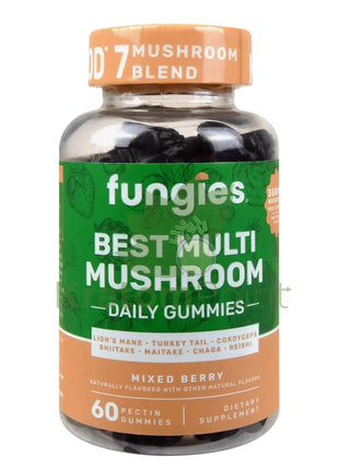 Fungies Mixed Berry Multi Mushroom Daily Gummies 60 count - Mushrooms