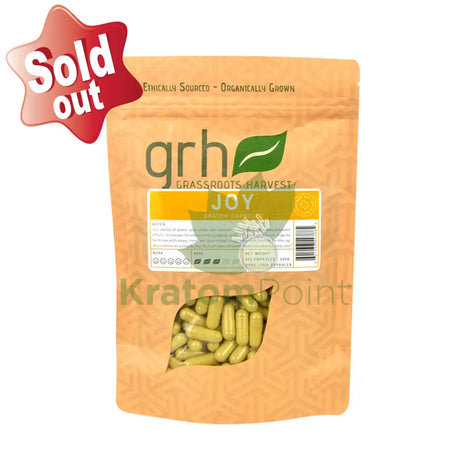 GrassRoots Harvest Kratom Joy, 200 Count Capsules