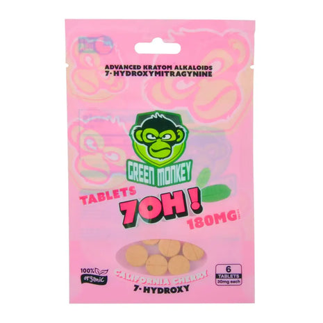 Green Monkey 7-OH California Cherry Tablets 30mg 6ct Hydroxy