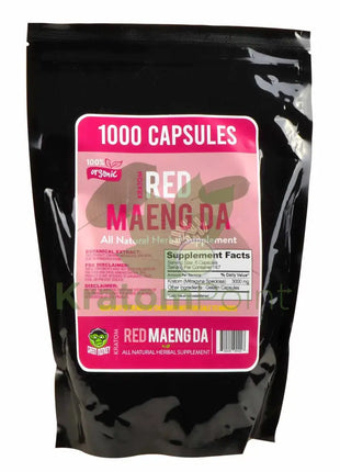 Green Monkey Kratom Red Maeng Da 1000 Count Capsules