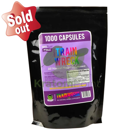 Green Monkey Kratom Trainwreck 1000 Count Capsules