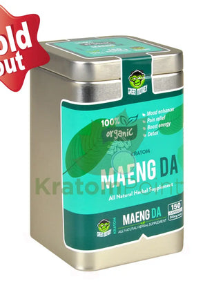 Green Monkey Maeng Da Kratom Capsules, 150 count