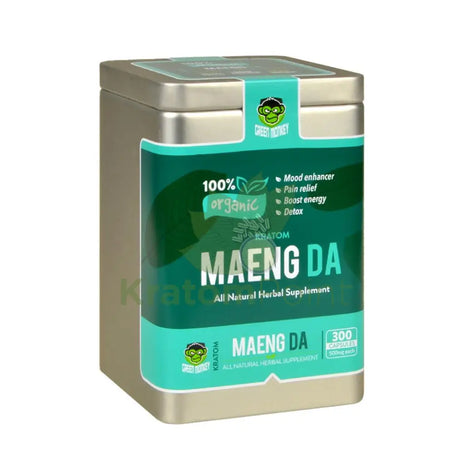 Green Monkey Maeng Da Kratom pills, 300 count