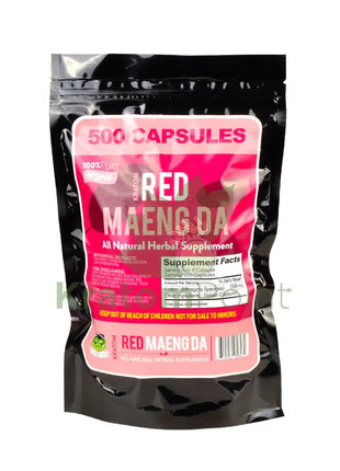 Green Monkey Red Maeng Da Kratom 500 count capsules