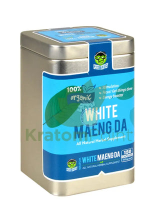 Green Monkey White Maeng Da Kratom Capsules, 150 count