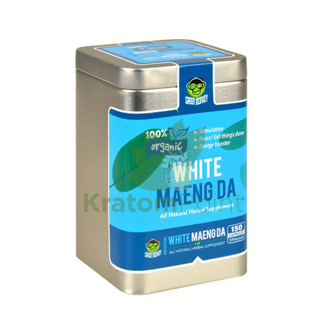 Green Monkey White Maeng Da Kratom Capsules, 150 count