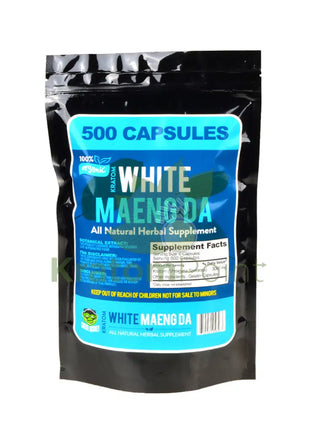 Green Monkey White Maeng Da Kratom 500 count capsules
