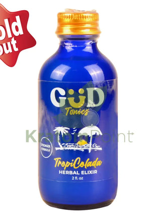 Gud Tonics Herbal Elixir Kratom Shot Tropicolada 2Fl Oz