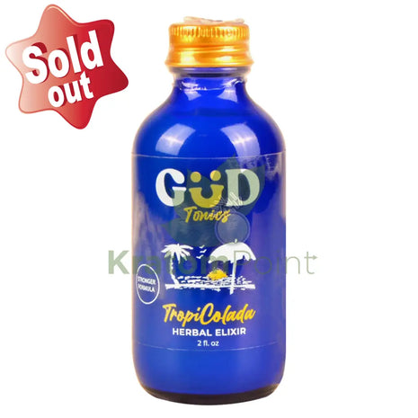 Gud Tonics Herbal Elixir Kratom Shot Tropicolada 2Fl Oz