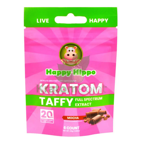 Happy Hippo Full Spectrum Mocha Taffy 6 Pieces