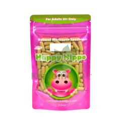 Happy Hippo 100 count Kratom Capsules, White Maeng Da