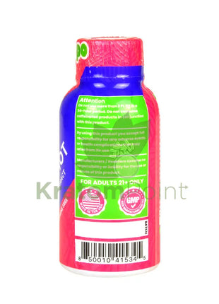 Happy Hippo Kratom Energy Shot Grapelicious-back