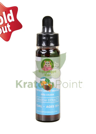 Happy Hippo Kratom Tincture Pina Colada