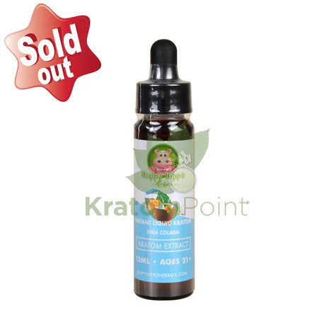 Happy Hippo Kratom Tincture Pina Colada