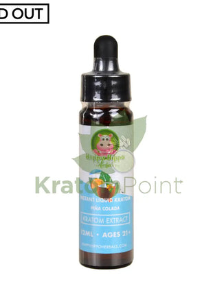 Happy Hippo Kratom Tincture Pina Colada